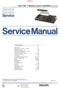 Philips-AH-888-Service-Manual电路原理图.pdf
