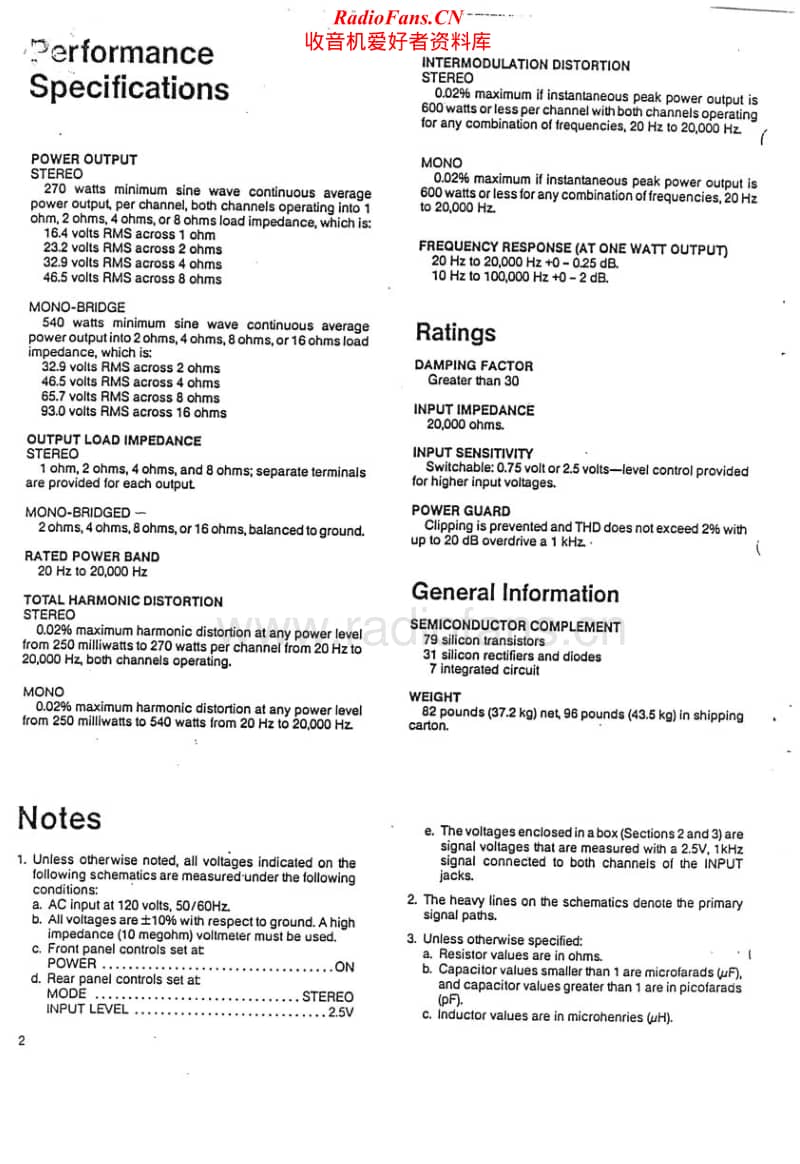 McIntosh-MC-7270-Service-Manual电路原理图.pdf_第2页