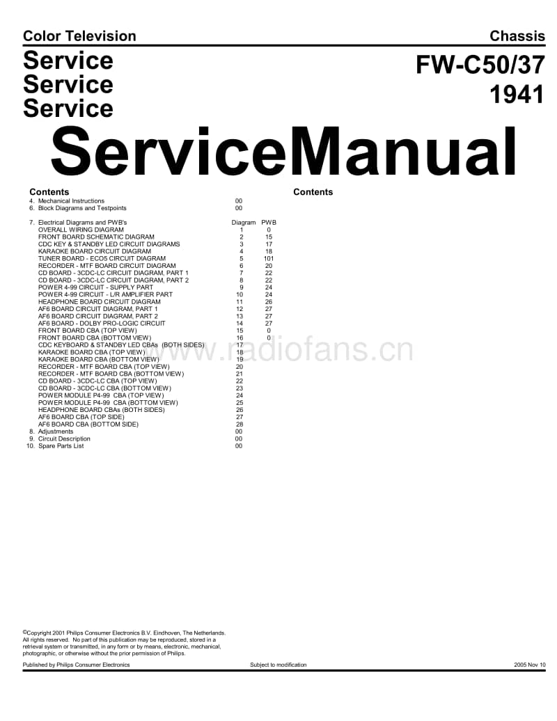 Philips-FWC-50-Service-Manual电路原理图.pdf_第1页