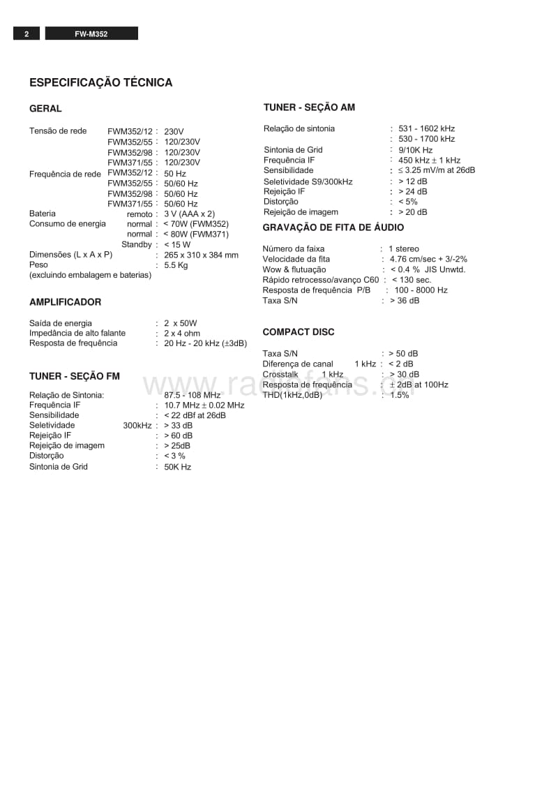 Philips-FWM-371-Service-Manual电路原理图.pdf_第2页