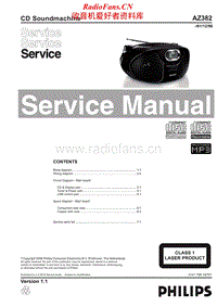 Philips-AZ-382-Service-Manual电路原理图.pdf