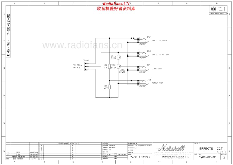 Marshall-DBS-7400-400W-Head-7400-62-02-Schematic电路原理图.pdf_第1页