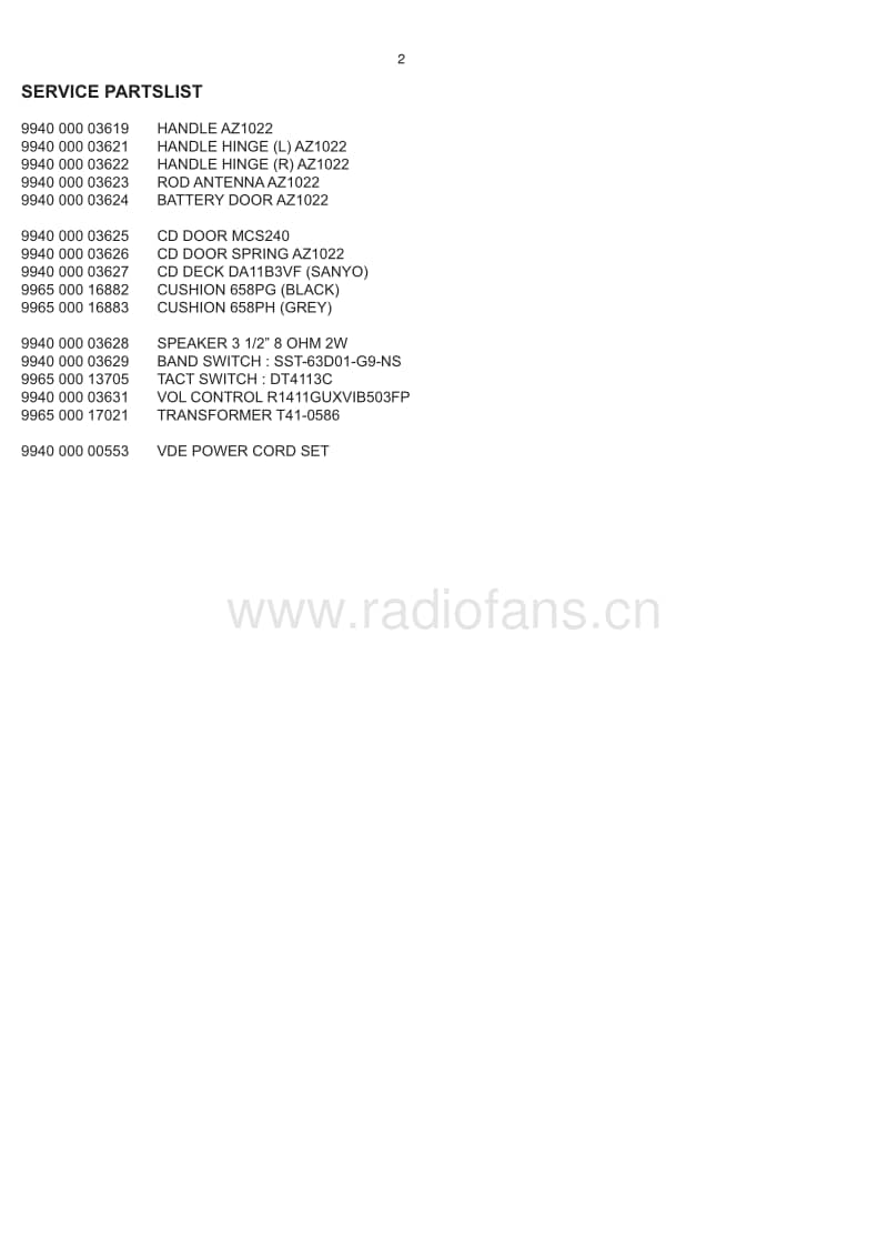 Philips-MCS-240-Service-Manual电路原理图.pdf_第2页