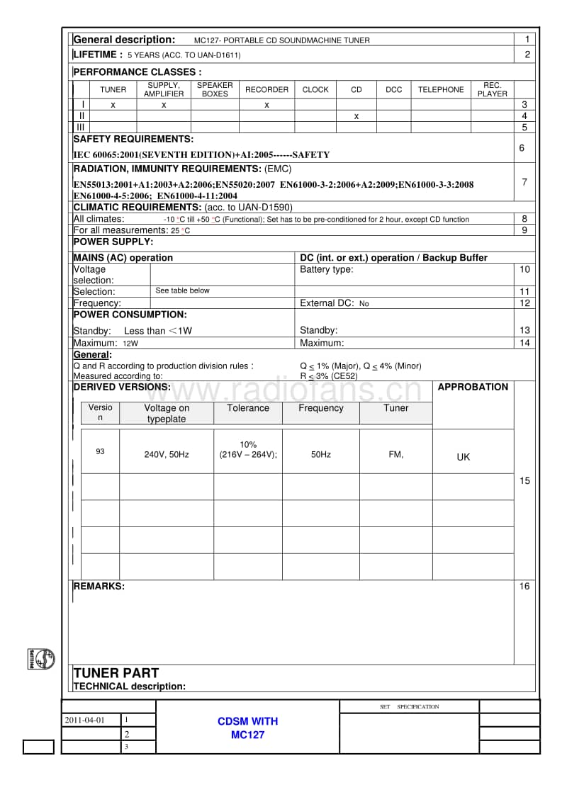 Philips-MC-127-Service-Manual电路原理图.pdf_第2页