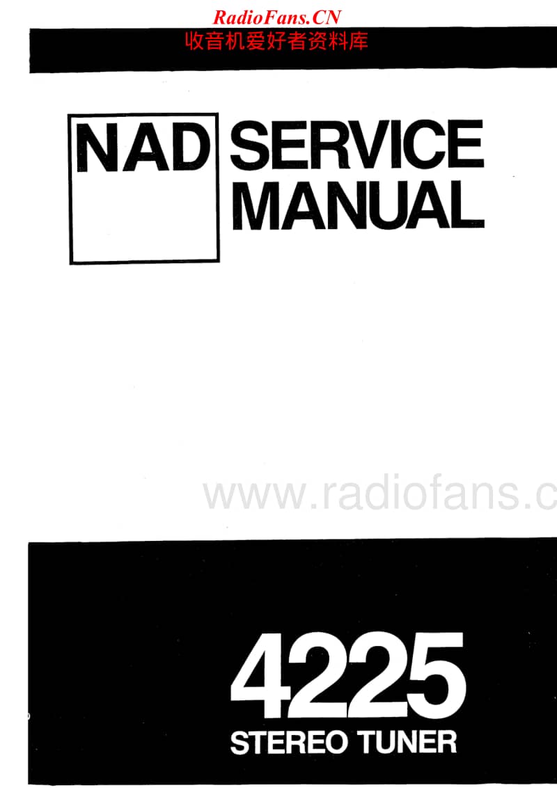 Nad-4225-Service-Manual电路原理图.pdf_第1页