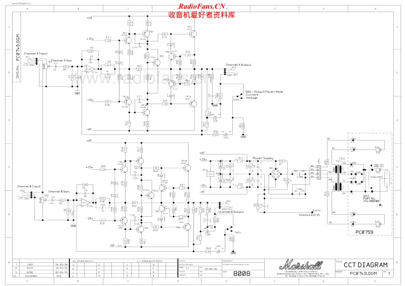 Marshall-8008-Valvestate-Schematic电路原理图.pdf_第1页