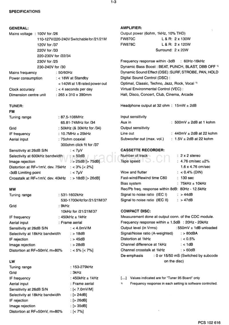 Philips-FW-870-C-FW-878-C-Service-Manual电路原理图.pdf_第3页