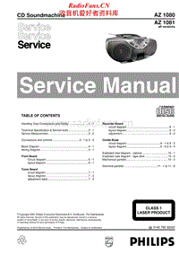 Philips-AZ-1081-Service-Manual电路原理图.pdf