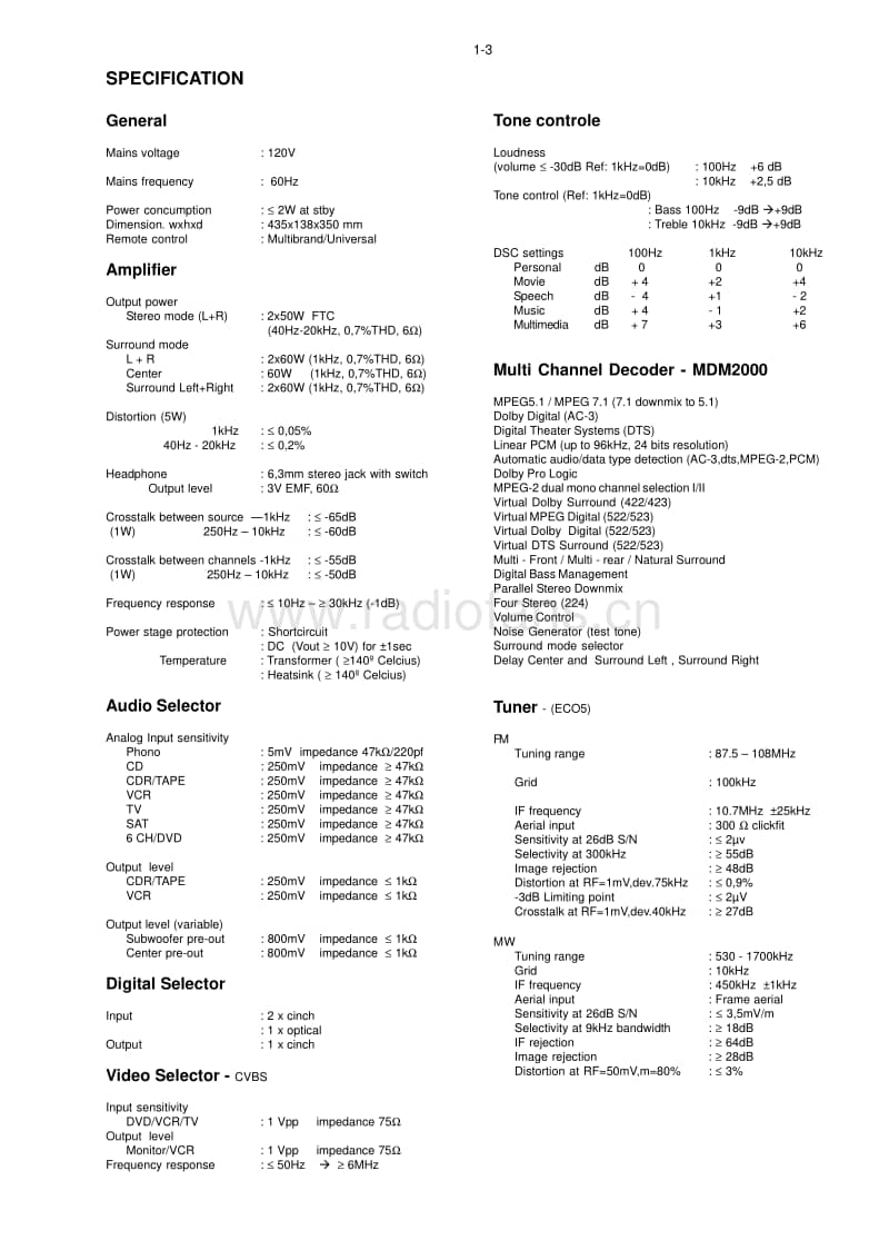 Philips-MFX-450-Service-Manual电路原理图.pdf_第3页