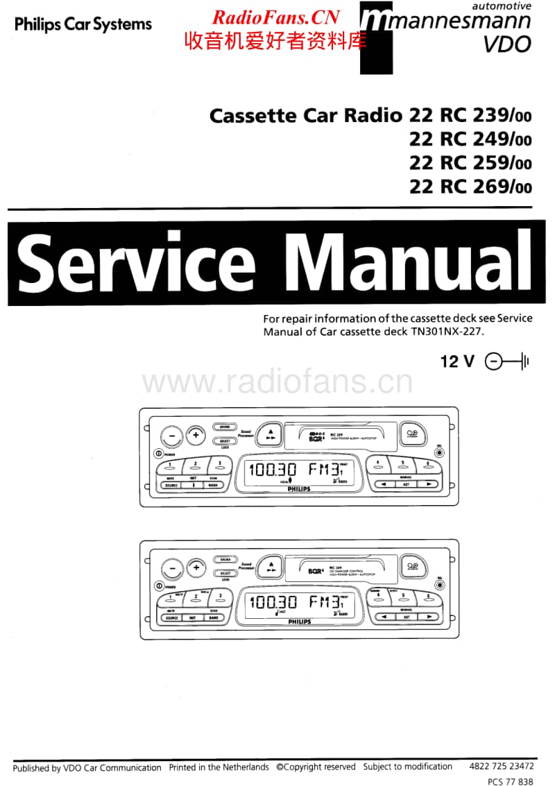 Philips-22-RC-239-Service-Manual电路原理图.pdf_第1页