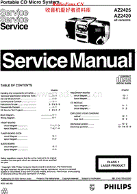 Philips-AZ-2425-Service-Manual电路原理图.pdf