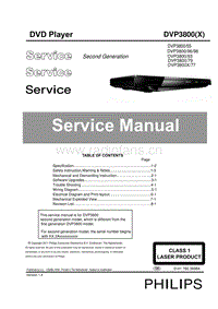 Philips-DVP-3800-X-Mk2-Service-Manual电路原理图.pdf