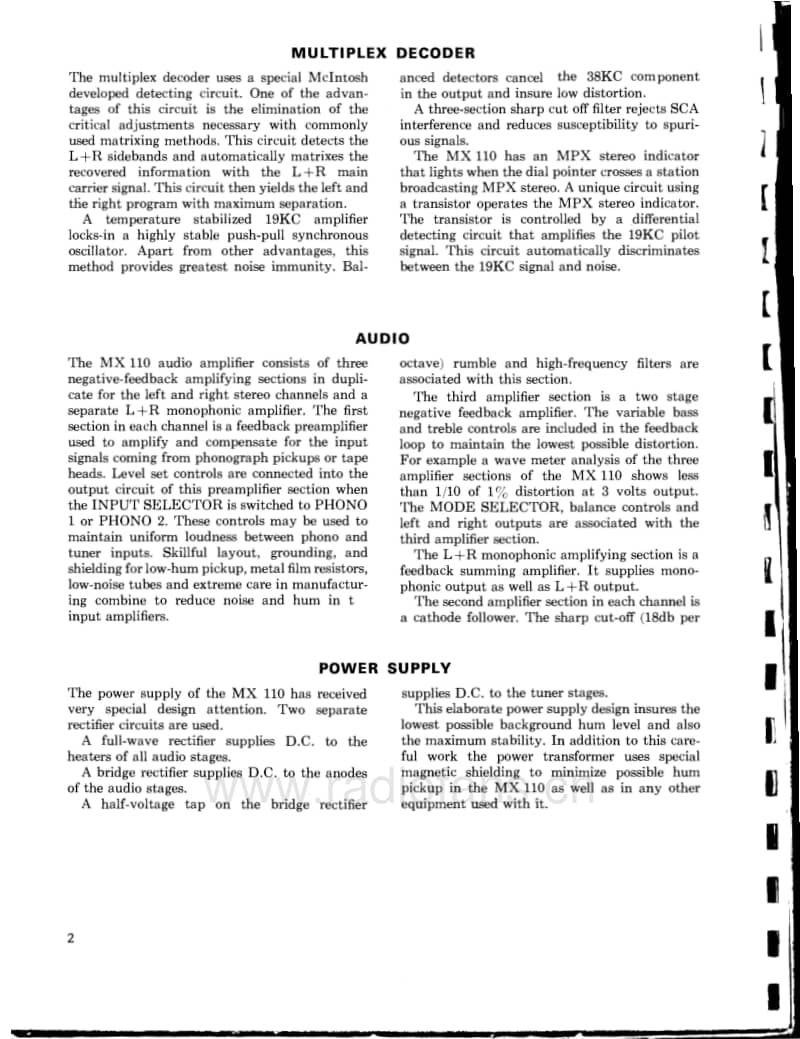 McIntosh-MX-110-Service-Manual电路原理图.pdf_第3页