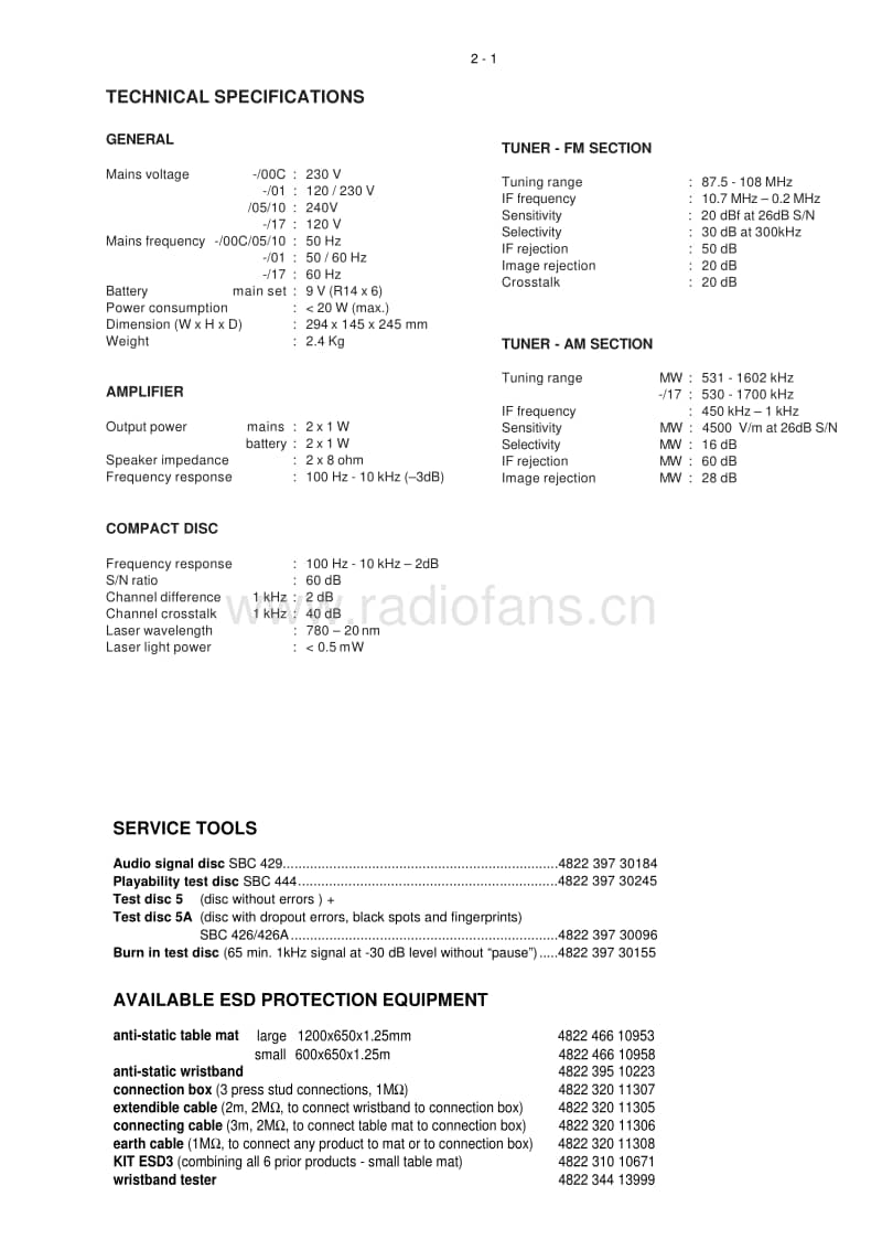 Philips-AZ-3012-Service-Manual电路原理图.pdf_第3页