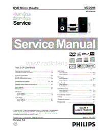 Philips-MCD-908-Service-Manual电路原理图.pdf