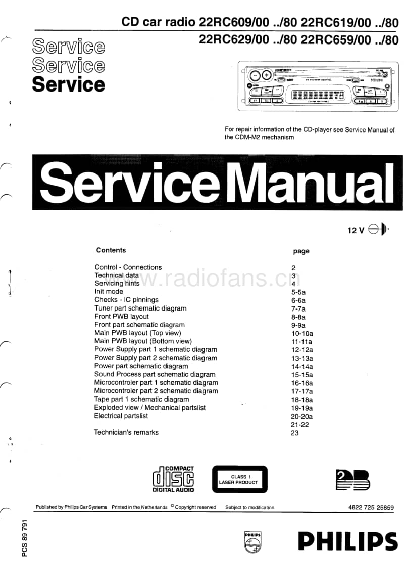 Philips-RC-60980-Service-Manual电路原理图.pdf_第1页