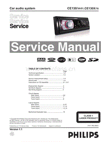 Philips-CE-130-130-X-Service-Manual(1)电路原理图.pdf