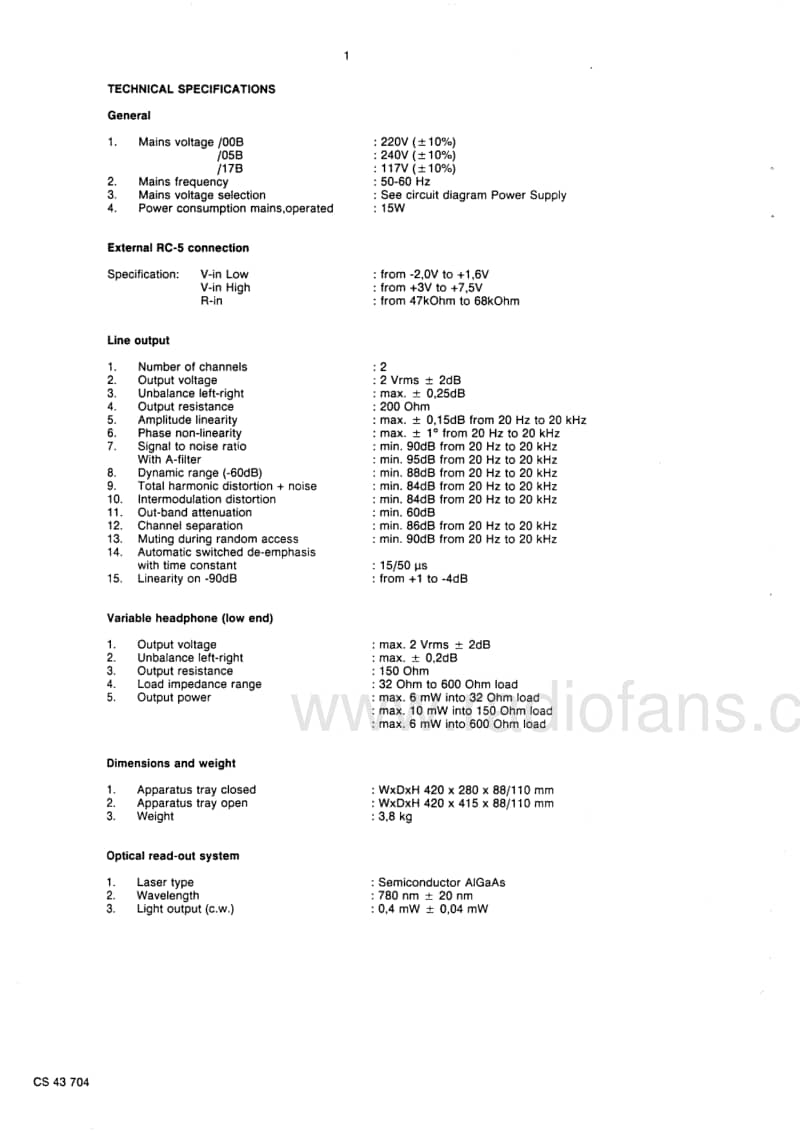 Philips-CD-608-Service-Manual电路原理图.pdf_第2页