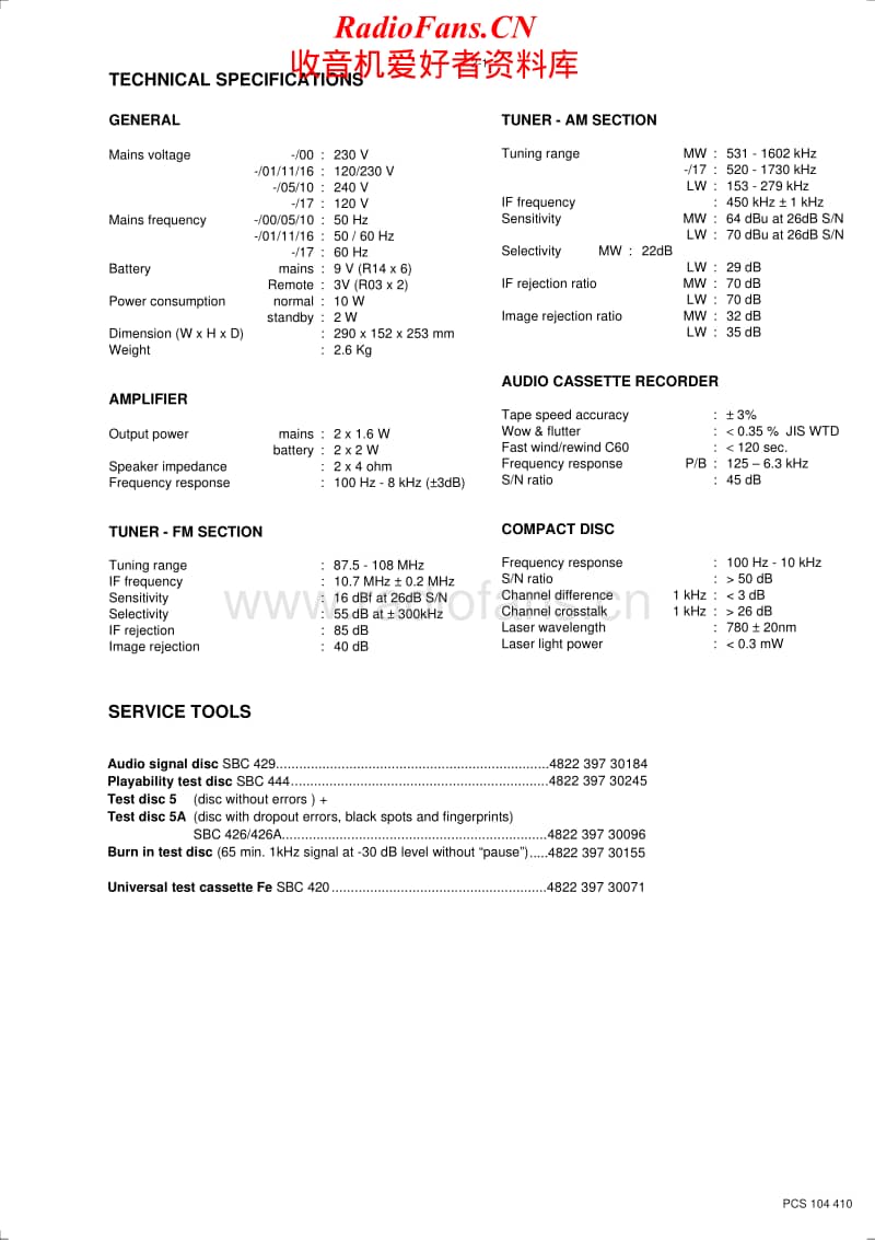 Philips-AZ-1140-Service-Manual电路原理图.pdf_第2页