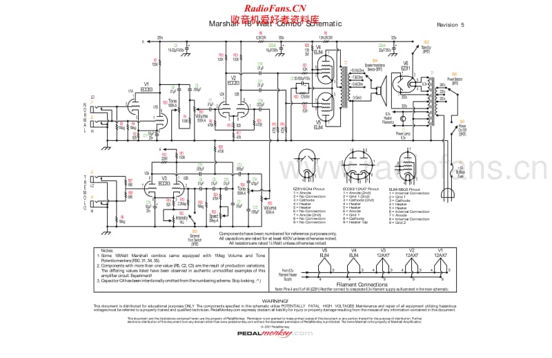 Marshall-1974-Lead-Bass-18w-Schematic-Diagram电路原理图.pdf_第1页