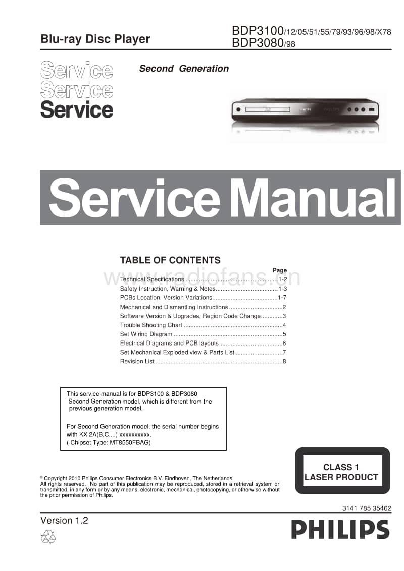 Philips-BDP-3080-Mk2-Service-Manual电路原理图.pdf_第1页