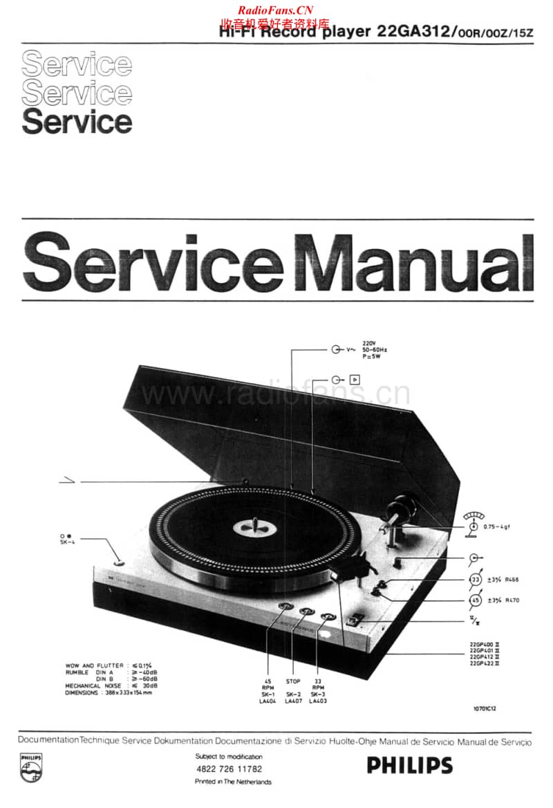 Philips-22-GA-312-Service-Manual电路原理图.pdf_第1页
