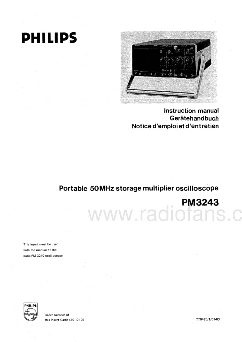 Philips-PM-3243-Service-Manual电路原理图.pdf_第1页