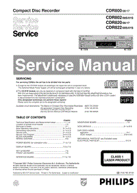 Philips-CDR-800-802-820-822-Service-Manual(1)电路原理图.pdf