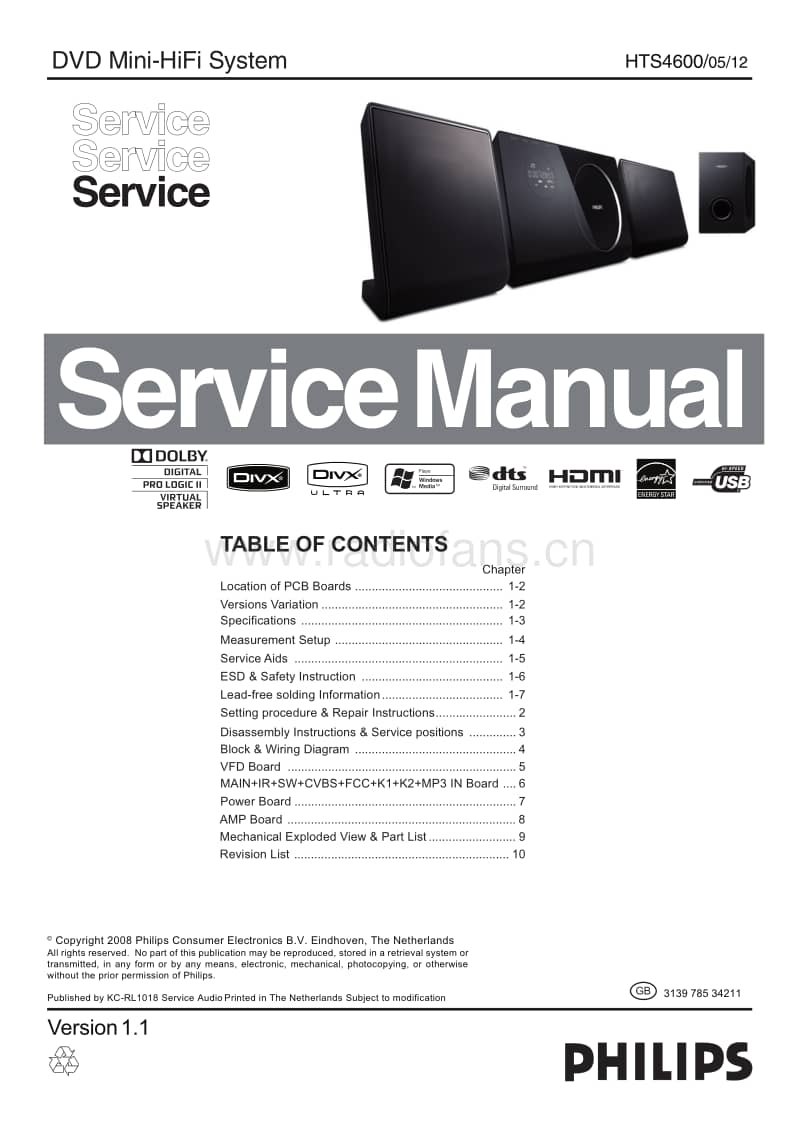 Philips-HTS-4600-Service-Manual(1)电路原理图.pdf_第1页