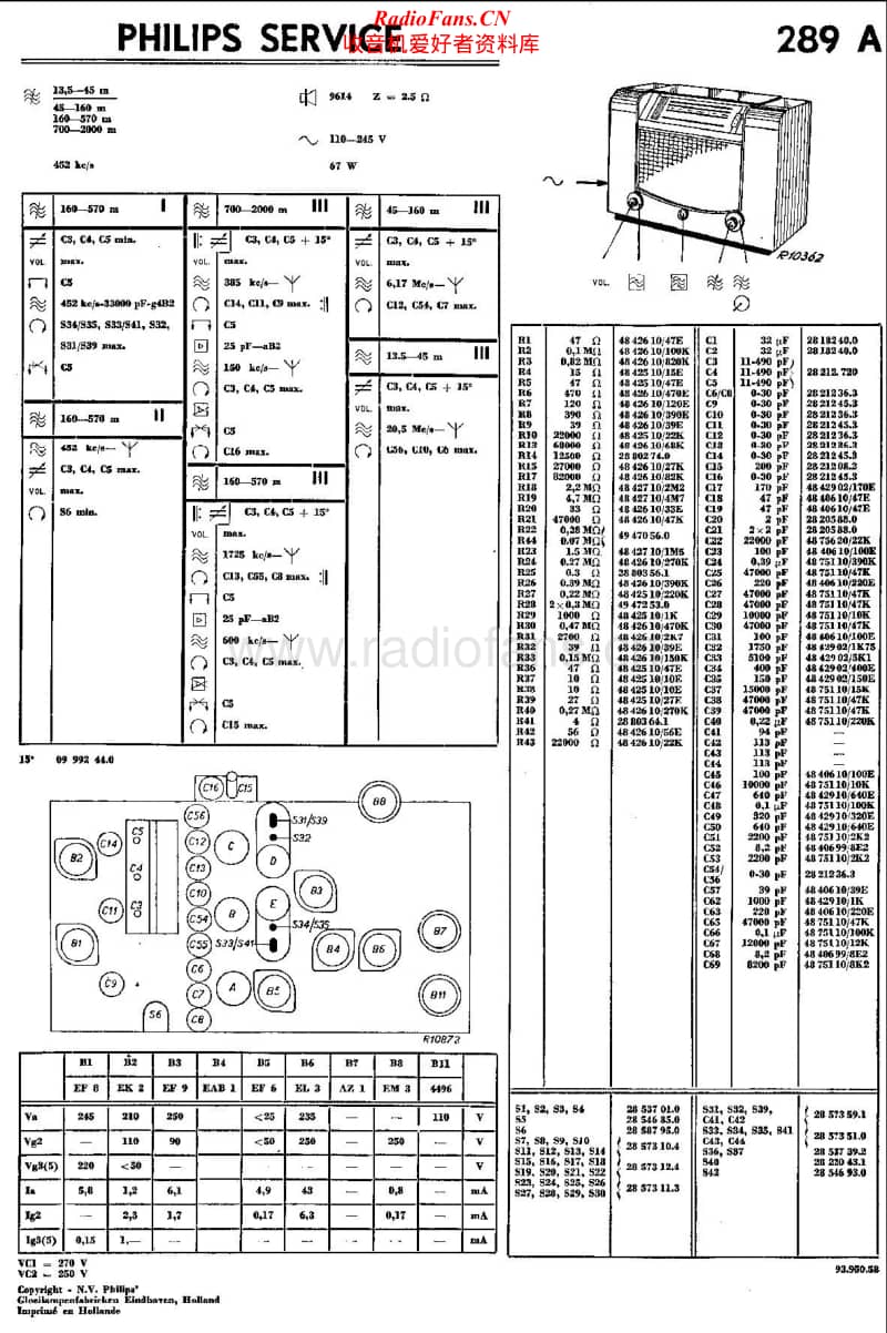 Philips-289-A-Service-Manual电路原理图.pdf_第1页