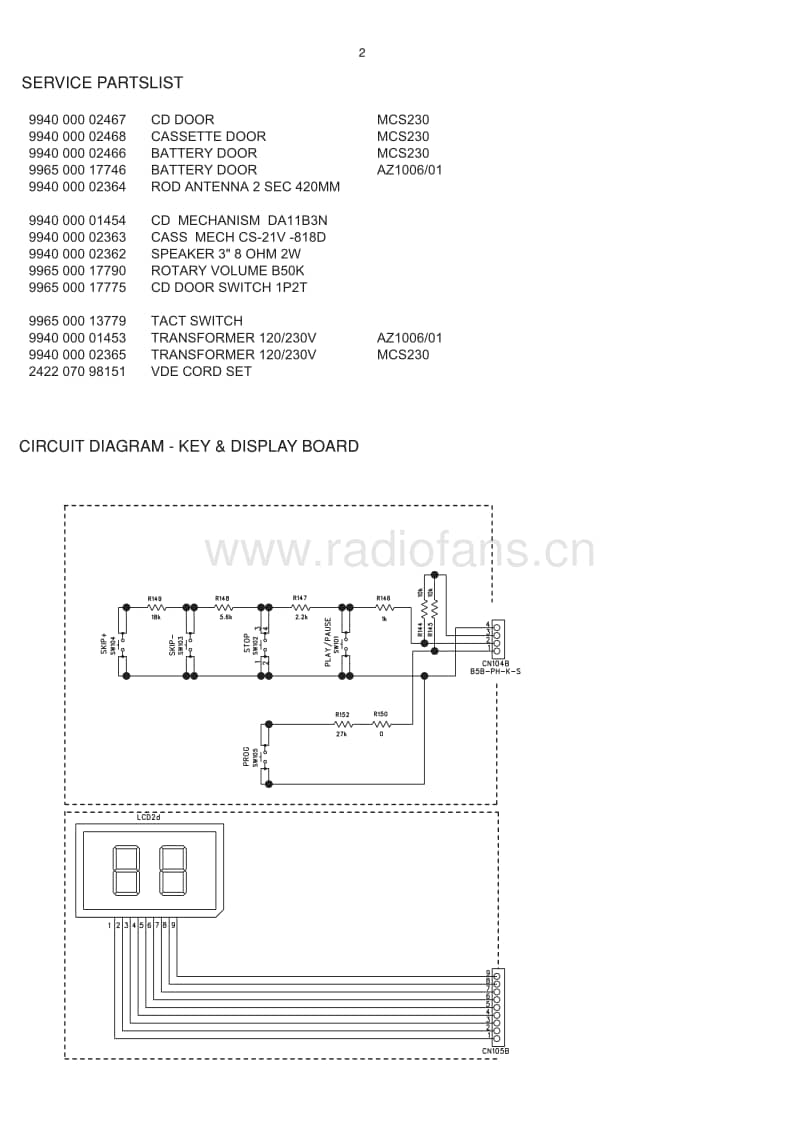 Philips-MCS-230-Service-Manual电路原理图.pdf_第2页