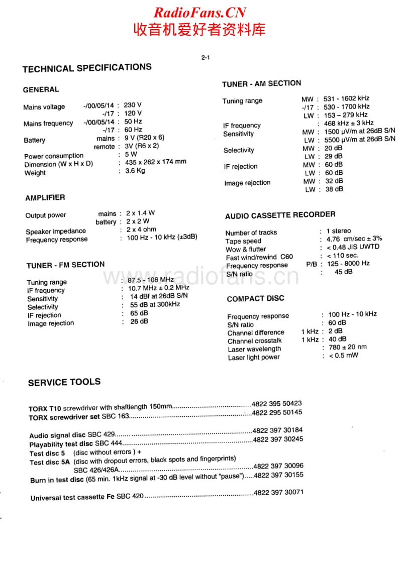 Philips-AZ-1045-Service-Manual电路原理图.pdf_第2页