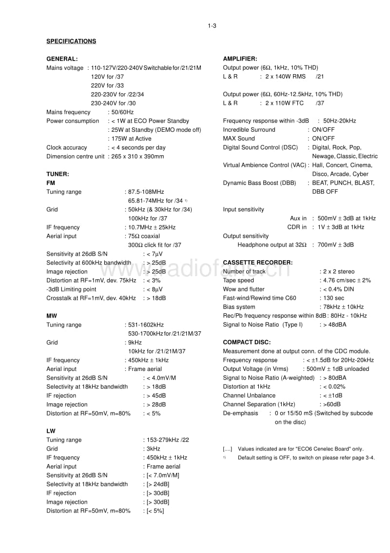 Philips-FWC-555-Service-Manual电路原理图.pdf_第3页