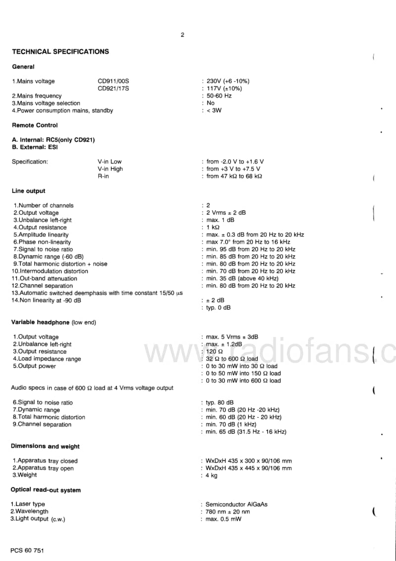 Philips-CD-921-Service-Manual电路原理图.pdf_第2页