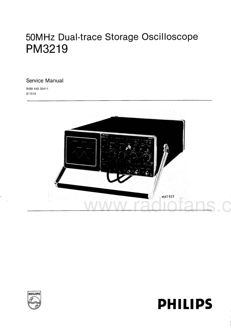 Philips-PM-3219-Service-Manual电路原理图.pdf_第1页