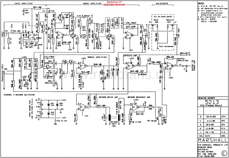 Marshall-5213-Preamp-A-Schematic电路原理图.pdf_第1页