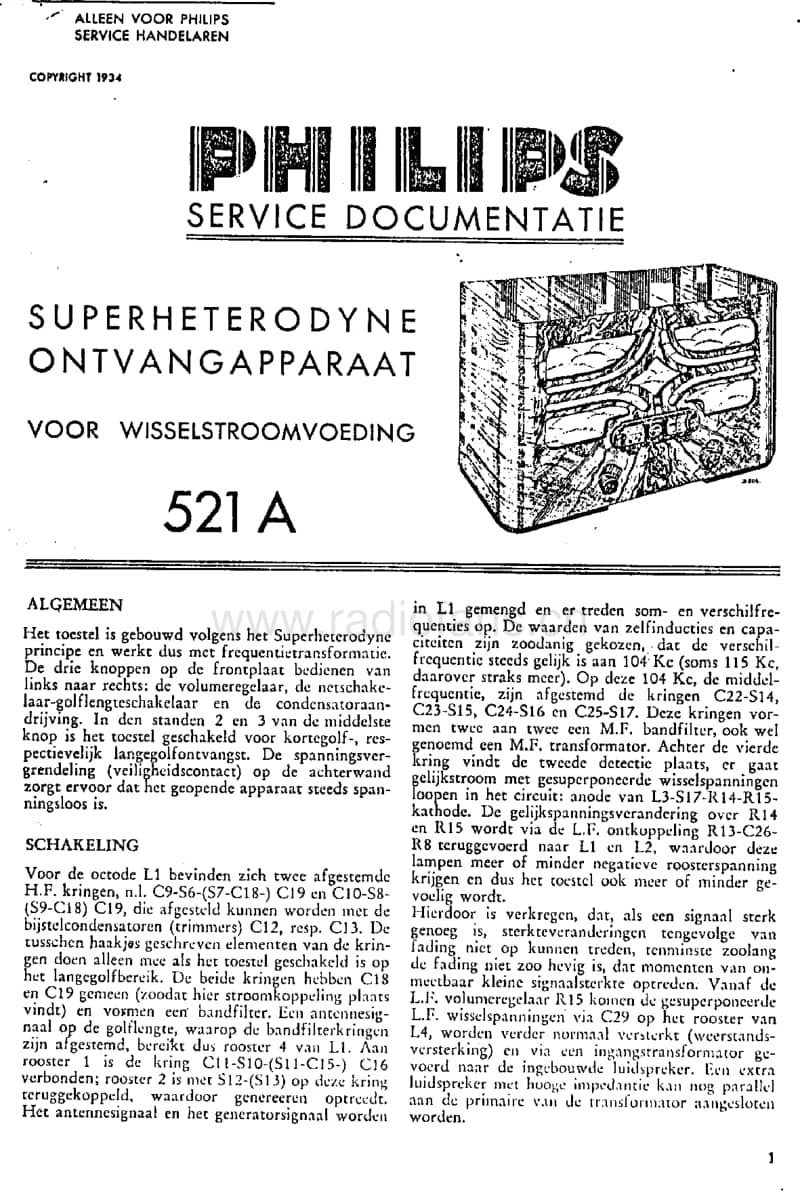 Philips-521-A-Service-Manual电路原理图.pdf_第3页