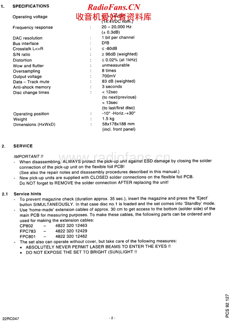 Philips-22-RC-047-Service-Manual电路原理图.pdf_第2页