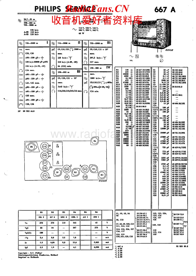 Philips-667-A-Service-Manual电路原理图.pdf_第1页