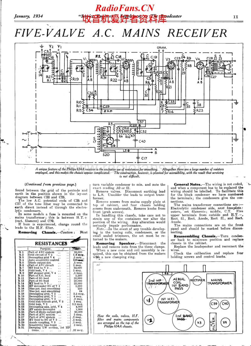 Philips-634-A-Service-Manual-3电路原理图.pdf_第2页