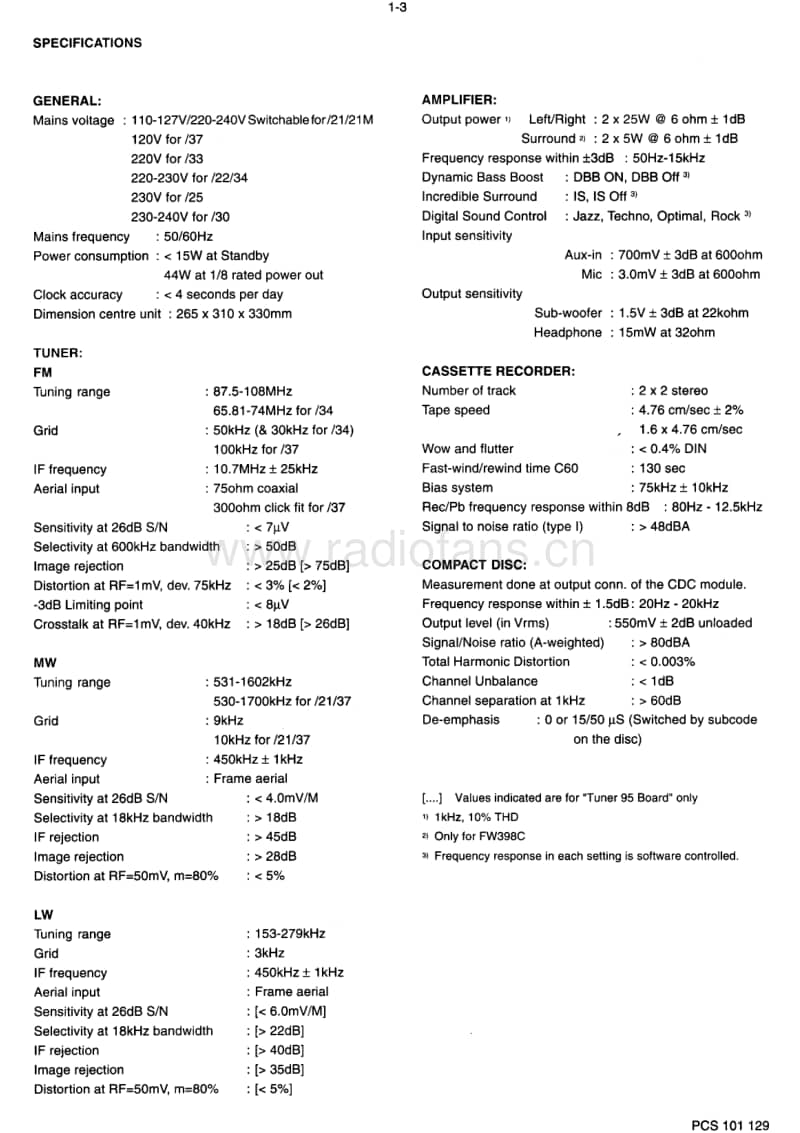 Philips-FW-398-C-Service-Manual电路原理图.pdf_第3页