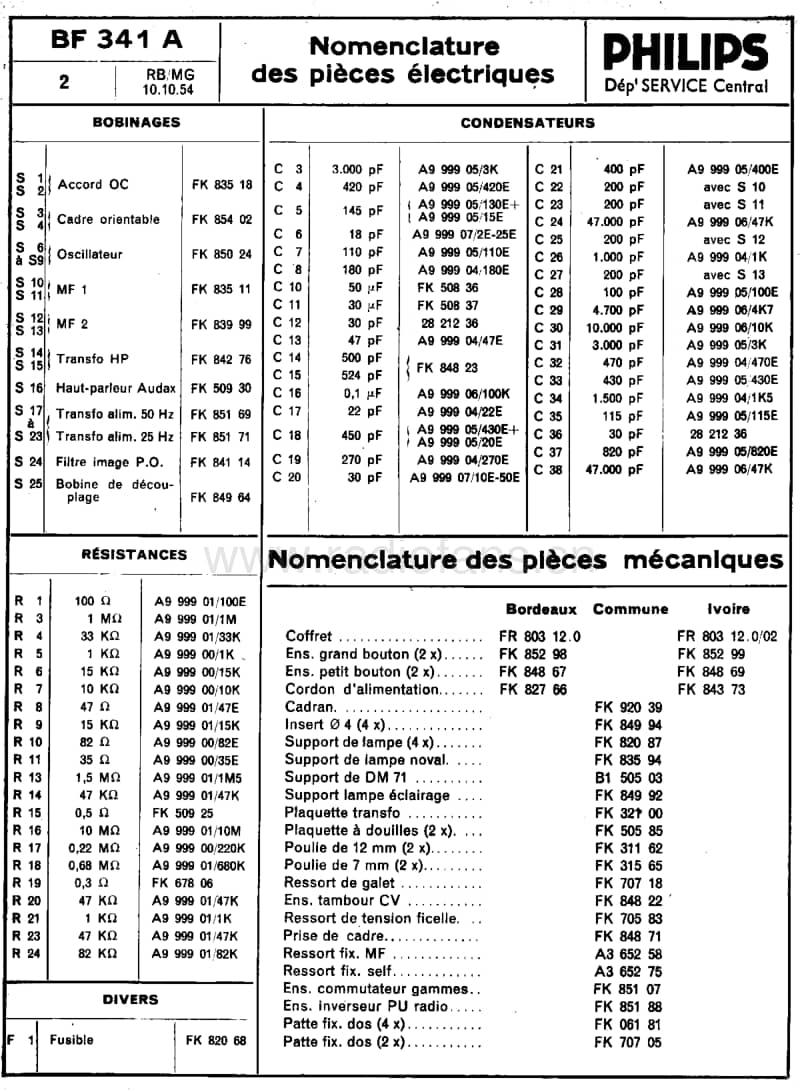 Philips-BF-341-A-Service-Manual电路原理图.pdf_第2页