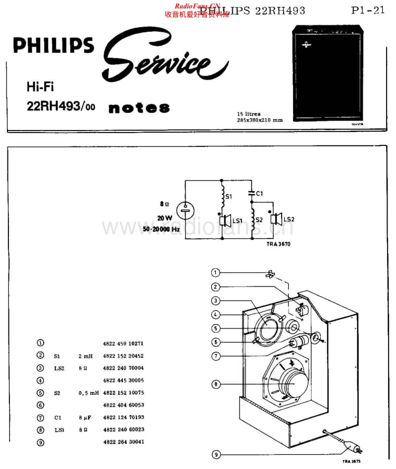 Philips-22-RH-493-Service-Manual电路原理图.pdf_第1页