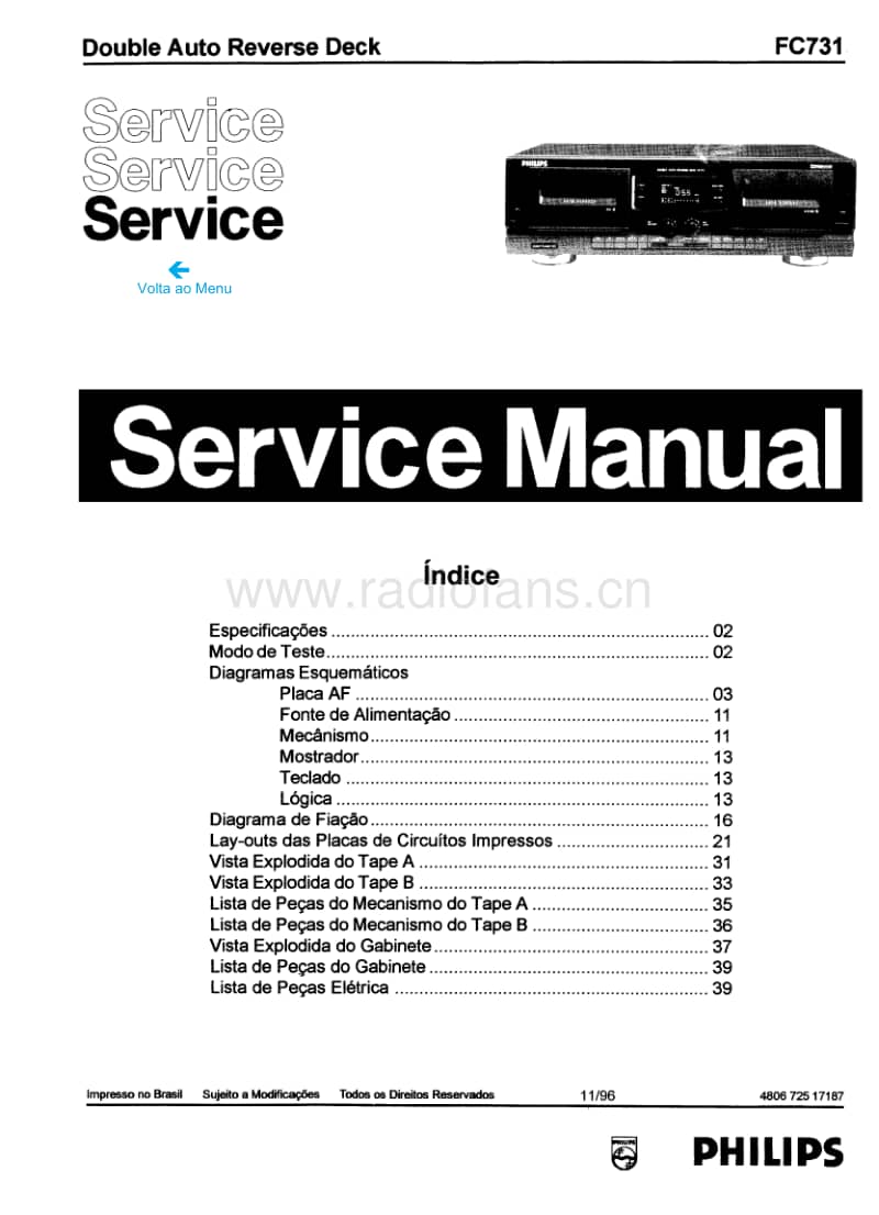 Philips-FC-731-Service-Manual电路原理图.pdf_第1页