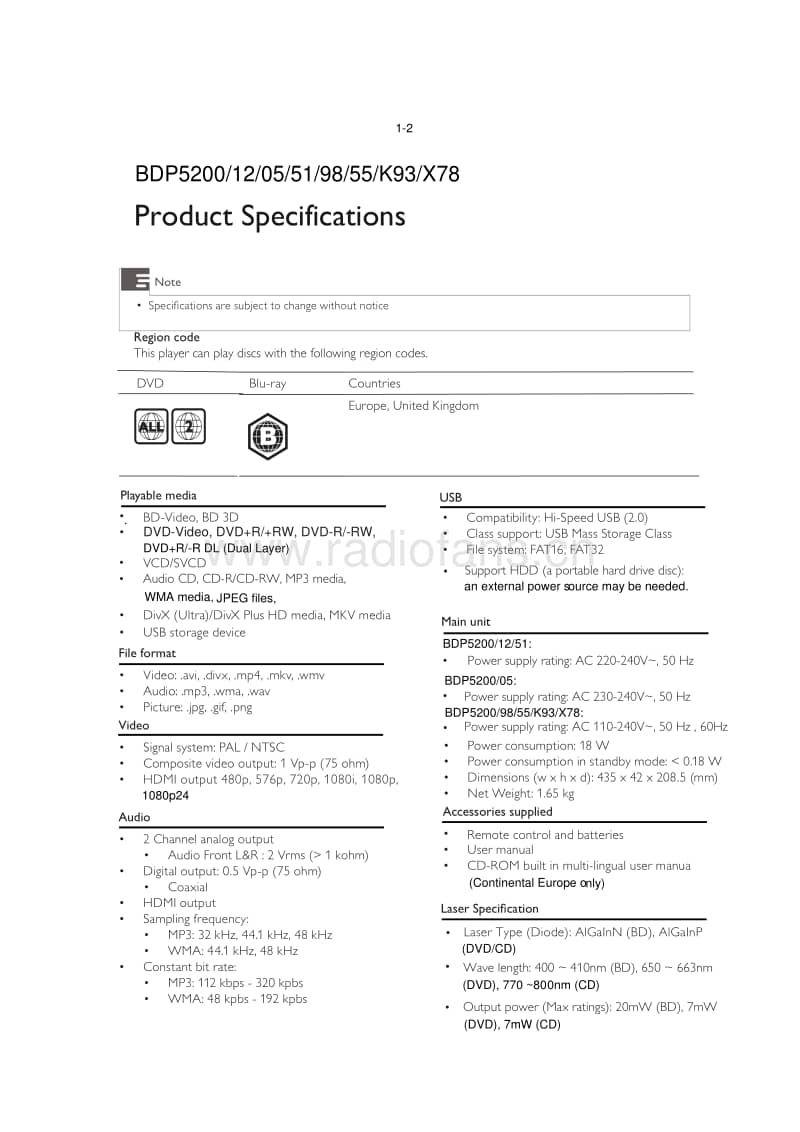 Philips-BDP-5200-Service-Manual电路原理图.pdf_第3页