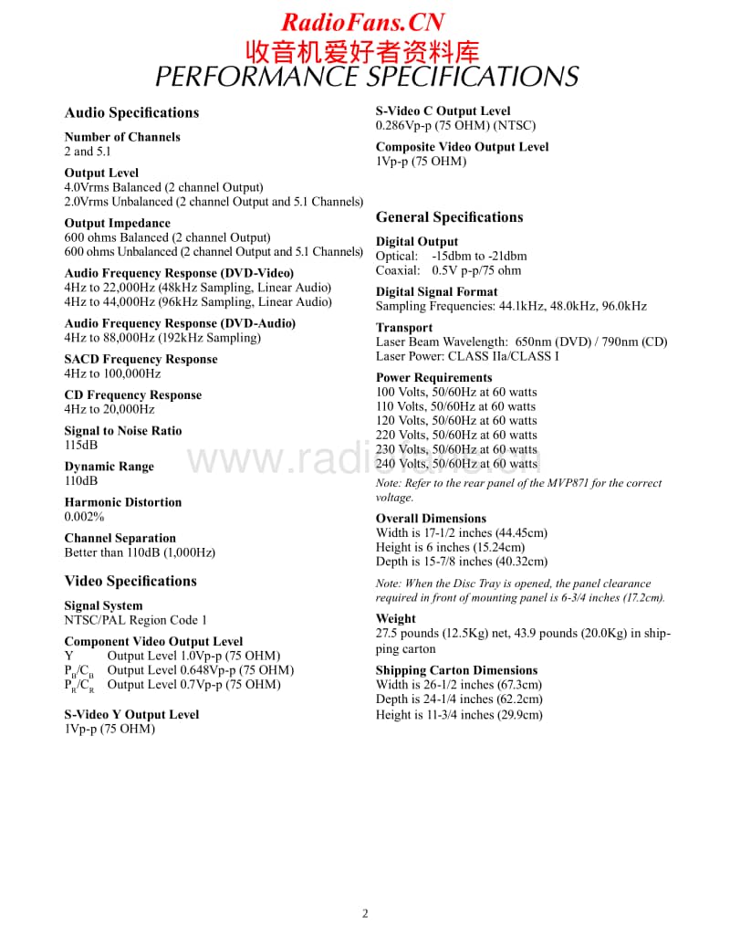 McIntosh-MVP-871-Service-Manual电路原理图.pdf_第2页