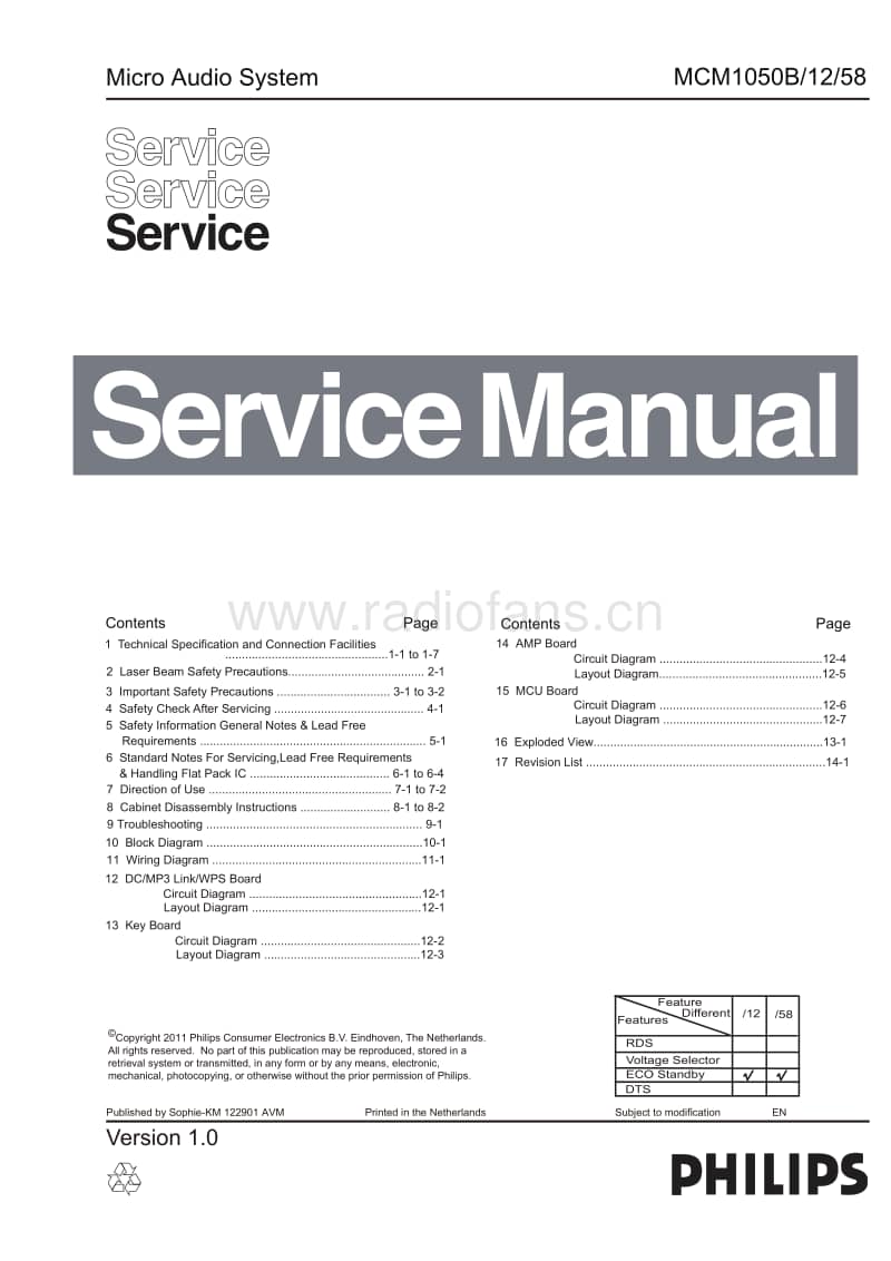 Philips-MCM-1050-B-Service-Manual电路原理图.pdf_第1页