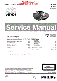 Philips-AZ-1305-Service-Manual电路原理图.pdf