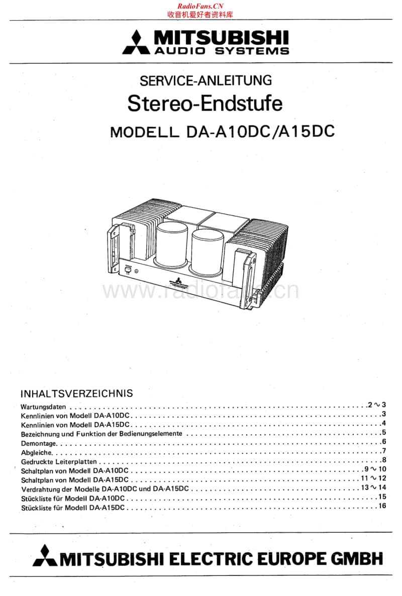 Mitsubishi-DA-A10DC-15DC-service-manual电路原理图.pdf_第1页