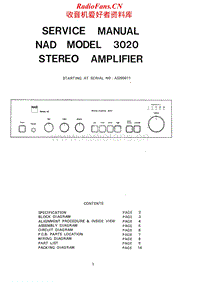Nad-3020-Service-Manual电路原理图.pdf